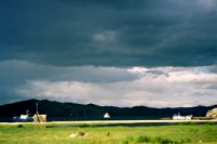 Schnell laufend lieen wir das Unwetter hinter uns