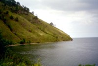 Herrliche Aussicht auf den Baikal