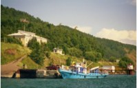 Die Fhranlegestelle in Listvianka